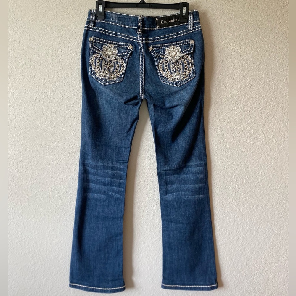 LA Idol Crown Studded Jeans